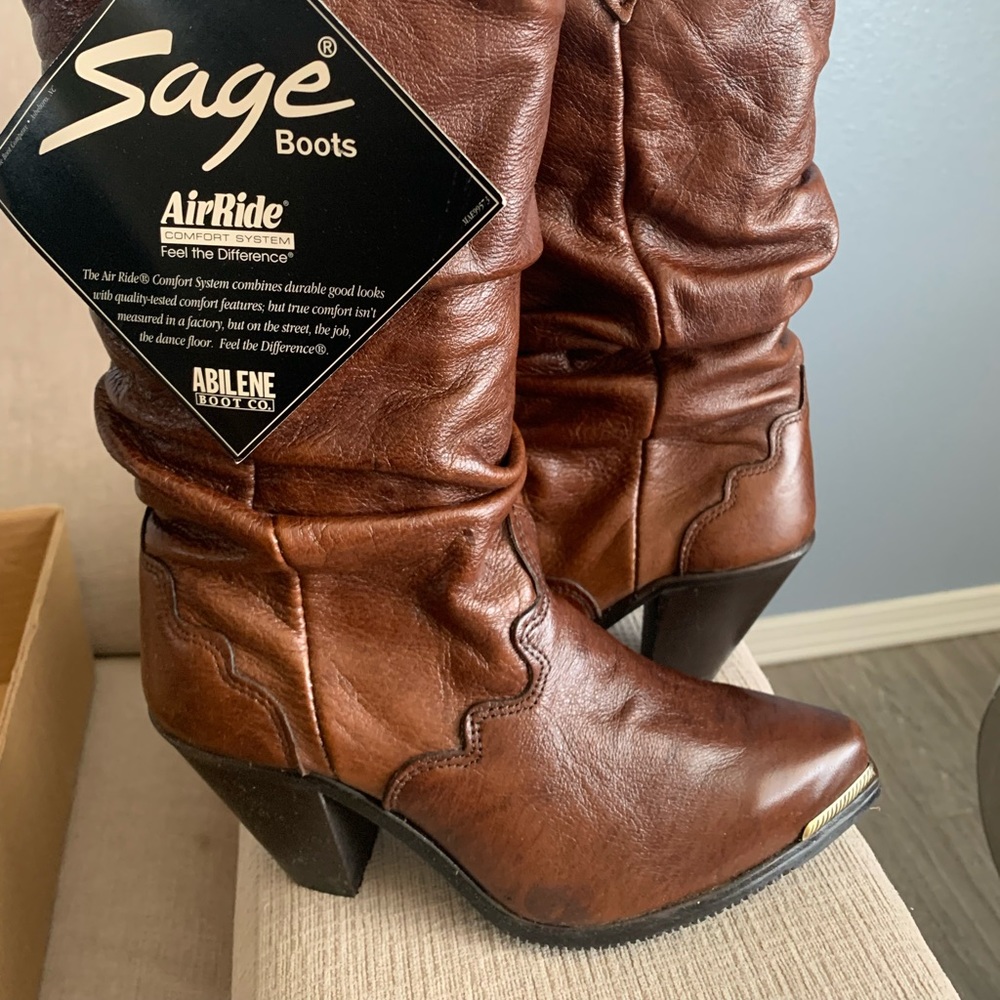 Sage western style boots. Size 5.5